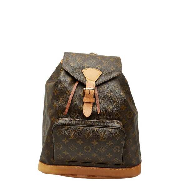 LOUIS VUITTON Brown Monogram Leather Backpack main image 9